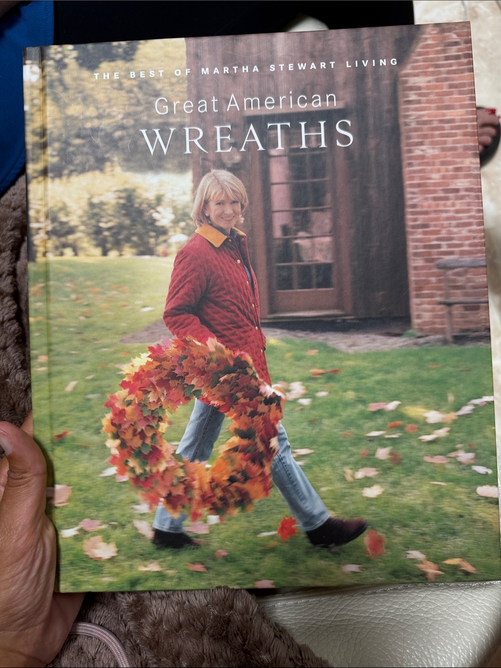 Martha Stewart book the great American wreaths - signed copy